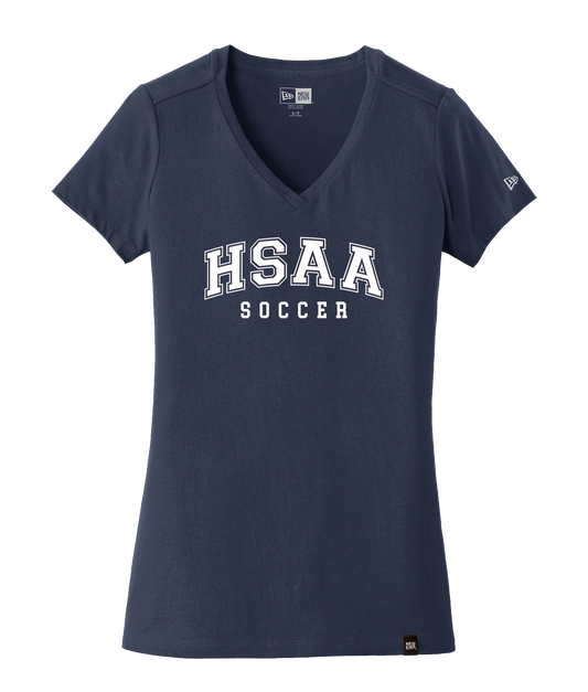 HSAA New Era Ladies Heritage Blend V-Neck Tee
